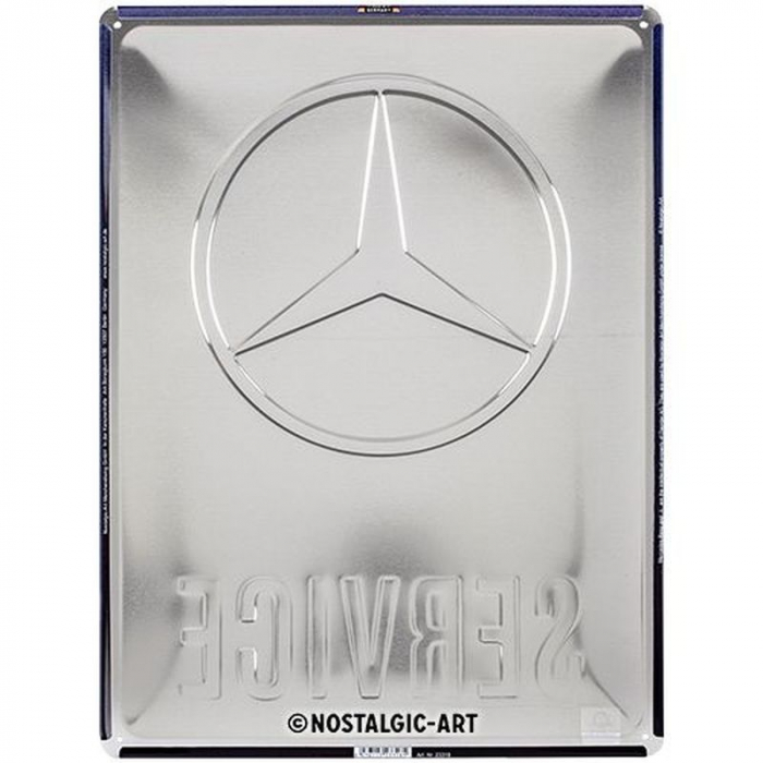 Blechschild Mercedes Service 3